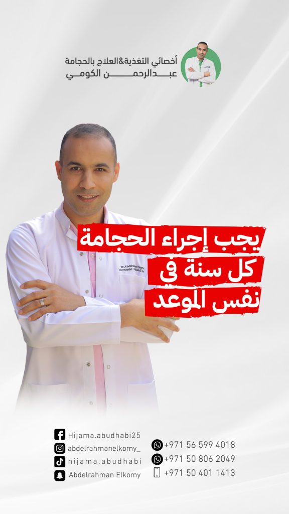 هل صحيح اجراء الحجامة كل سنة بنفس التاريخ او الموعد؟